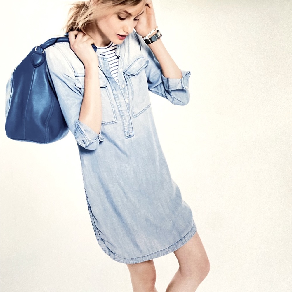 JCrew chambray dress